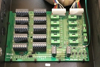 LUTRON SVQ-10-PNK SIVOIA QED 10 OUTPUT CONTROL PANEL RV PARTS FOR SALE