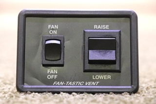 USED MOTORHOME FAN-TASTIC VENT SWITCH PANEL FOR SALE