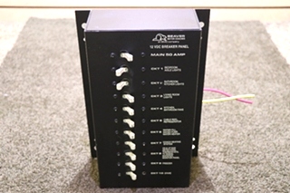 USED BEAVER 12 VDC BREAKER PANEL RV/MOTORHOME PARTS FOR SALE