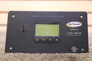 USED RV GP-PWM-30-UL SOLAR CONTROLLER PANEL FOR SALE