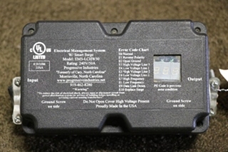 USED MOTORHOME ELECTRICAL MANAGEMENT SYSTEM EMS-LCHW50 W/ SMART SURGE PROTECTOR FOR SALE