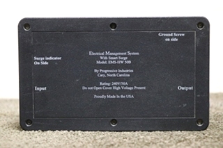 USED ELECTRICAL MANAGEMENT SYSTEM EMS-HW50B WITH SMART SURGE MOTORHOME PARTS FOR SALE