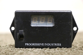 USED PROGRESSIVE INDUSTRIES ELECTRICAL MANAGEMENT SYSTEM DISPLAY PANEL MOTORHOME PARTS FOR SALE
