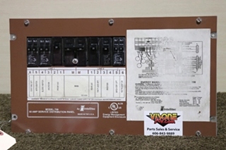 USED 00-00683-100 INTELLITEC 50 AMP DISTRIBUTION PANEL MODEL 750 RV PARTS FOR SALE