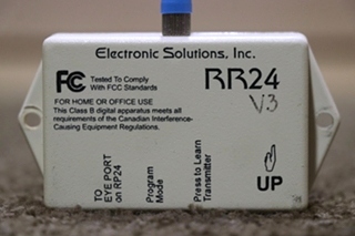 USED RR24 CAREFREE OF COLORADO ELECTRONIC SOLUTIONS RECEIVER MODULE RV PARTS FOR SALE