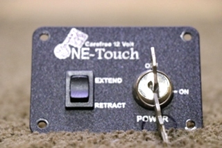 USED CAREFREE 12 VOLT ONE TOUCH KEY & SWITCH PANEL MOTORHOME PARTS FOR SALE