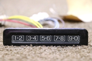 USED RV KEYLESS ENTRY TOUCH PAD FOR SALE