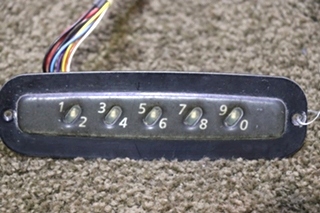 USED ESSEX KEYLESS ENTRY TOUCH PAD AKE-1601M RV/MOTORHOME PARTS FOR SALE