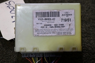 USED RV/MOTORHOME FORD KEYLESS ENTRY RECEIVER F7CF-15K602-AC FOR SALE