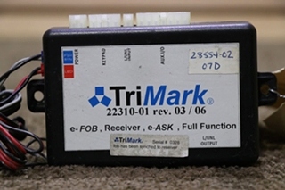 USED RV 22310-01 TRI MARK KEYLESS ENTRY RECEIVER FOR SALE