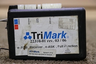 USED RV/MOTORHOME TRI MARK KEYLESS ENTRY RECEIVER 22310-01 FOR SALE