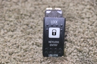 USED V8D1 LOCK / UNLOCK KEYLESS ENTRY DASH SWITCH RV PARTS FOR SALE