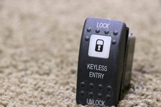 USED V8D1 LOCK / UNLOCK KEYLESS ENTRY DASH SWITCH RV PARTS FOR SALE