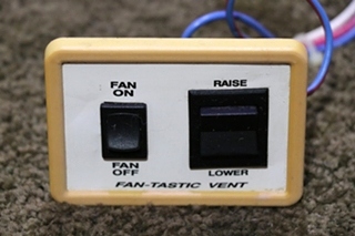 USED RV FAN-TASTIC VENT SWITCH PANEL FOR SALE
