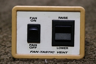 USED MOTORHOME FAN-TASTIC VENT SWITCH PANEL FOR SALE