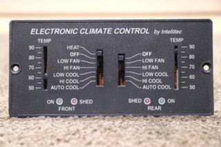 USED RV/MOTORHOME INTELLITEC ELECTRONIC CLIMATE CONTROL 00-00597-100 FOR SALE