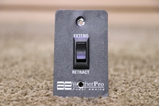USED AE WEATHERPRO EXTEND / RETRACT AWNING SWITCH PANEL RV/MOTORHOME PARTS FOR SALE