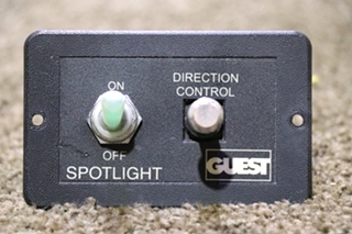 USED GUEST SPOTLIGHT SWITCH PANEL MOTORHOME PARTS FOR SALE
