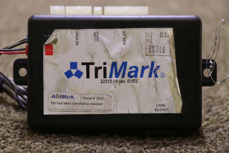 USED 22310-11 TRIMARK KEYLESS ENTRY MODULE RV/MOTORHOME PARTS FOR SALE