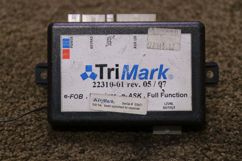 USED TRIMARK 22310-01 KEYLESS ENTRY MODULE MOTORHOME PARTS FOR SALE
