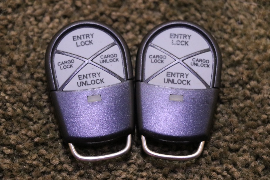 USED MOTORHOME SET OF 2 KEYLESS ENTRY KEY FOBS FOR SALE