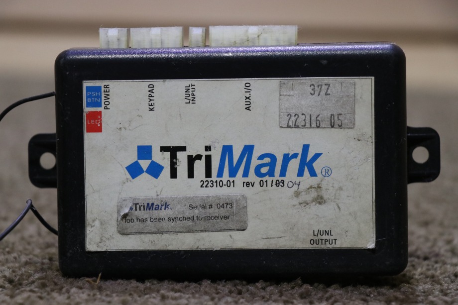 USED RV 22310-01 TRI MARK KEYLESS ENTRY RECEIVER FOR SALE
