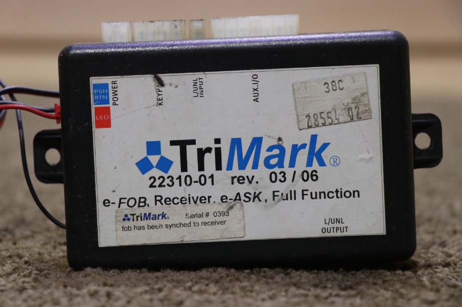 USED 22310-01 TRI MARK KEYLESS ENTRY RECEIVER RV PARTS FOR SALE