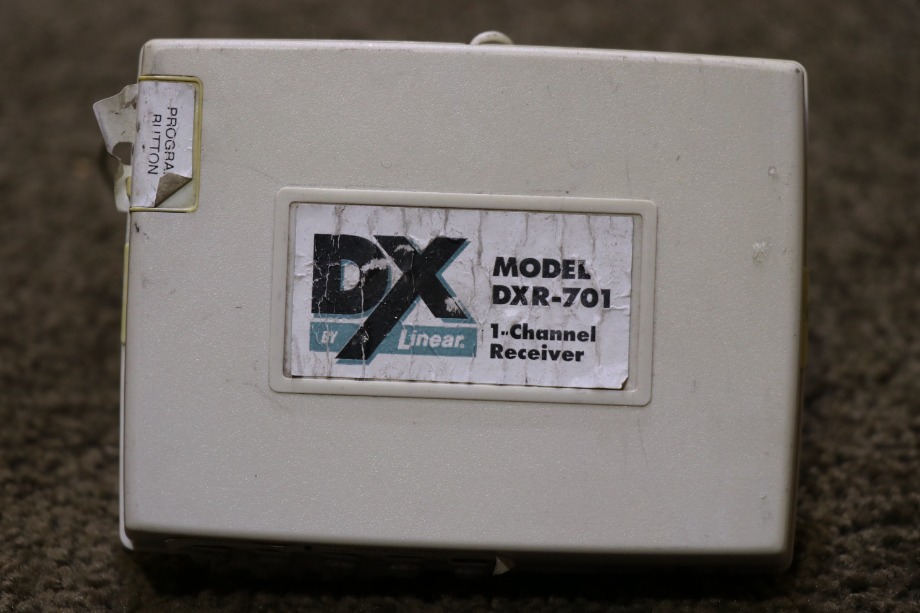USED DX LINEAR DXR-701 1 CHANNEL RECEIVER MOTORHOME PARTS FOR SALE